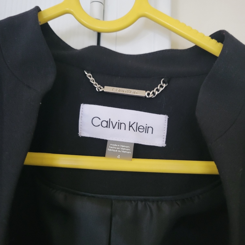 Calvin Klein Button Blazer Jacket - Picture 2 of 5